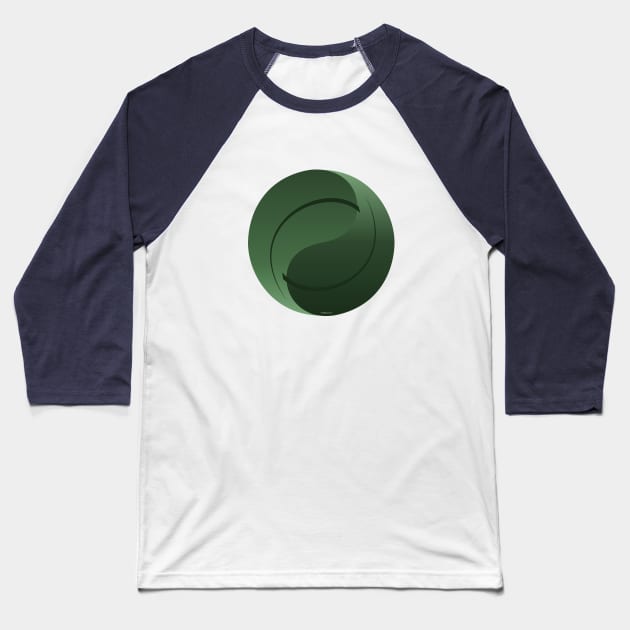 Greenleaf Yin Yang Baseball T-Shirt by FunkilyMade